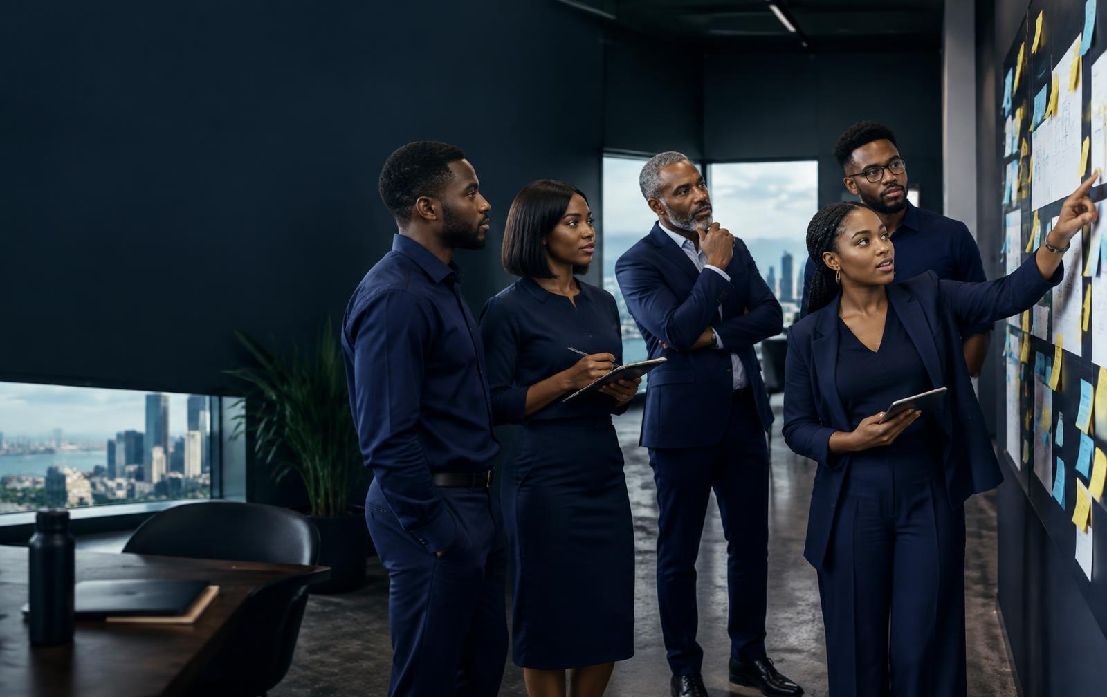 A team resolves a delivery challenge together.